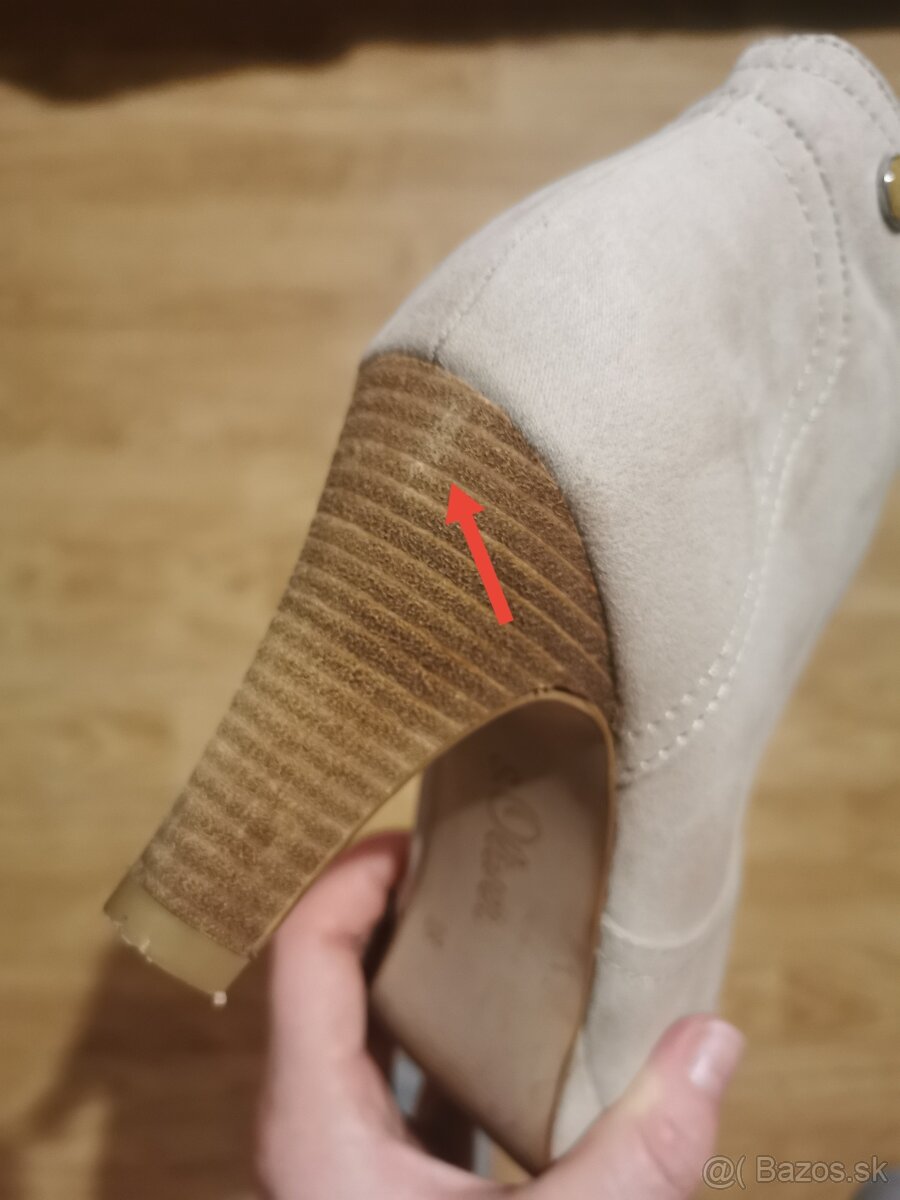 Bezove kotnikove cizmy - 6