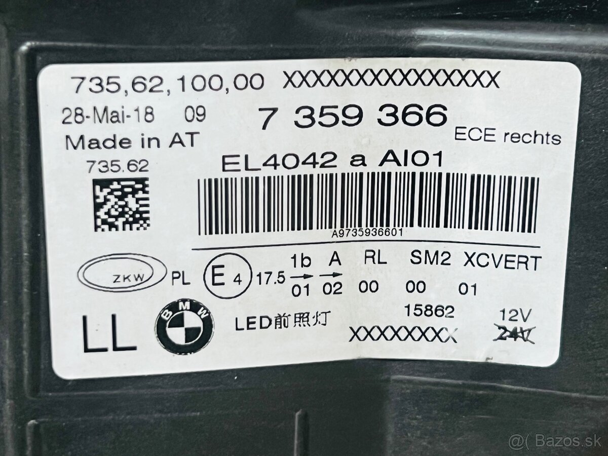 BMW X6 E71 LCI Full led adaptive světlo - 6