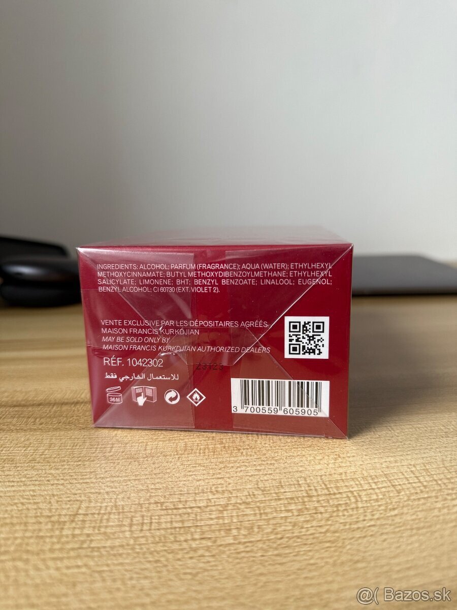 parfém MFK Baccarat Rouge 540 Extrait de Parfum 70 ml. - 6