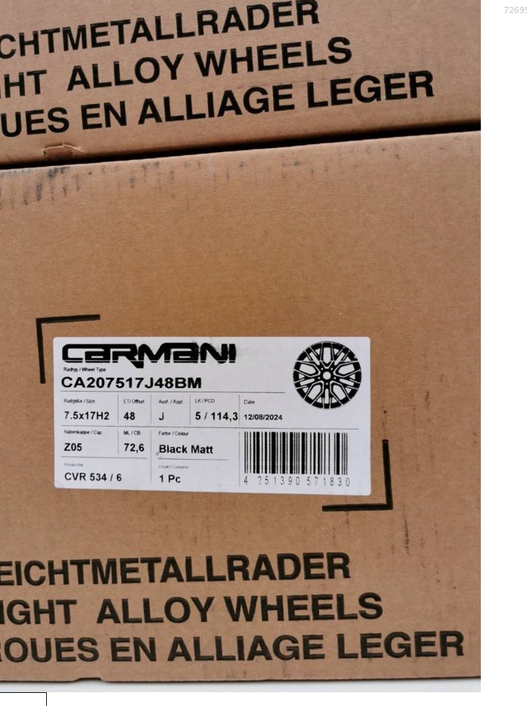 Nové Kia Carmani Ludwig 7,5X17 ET48 5x114,3 Alu 1258 - 6