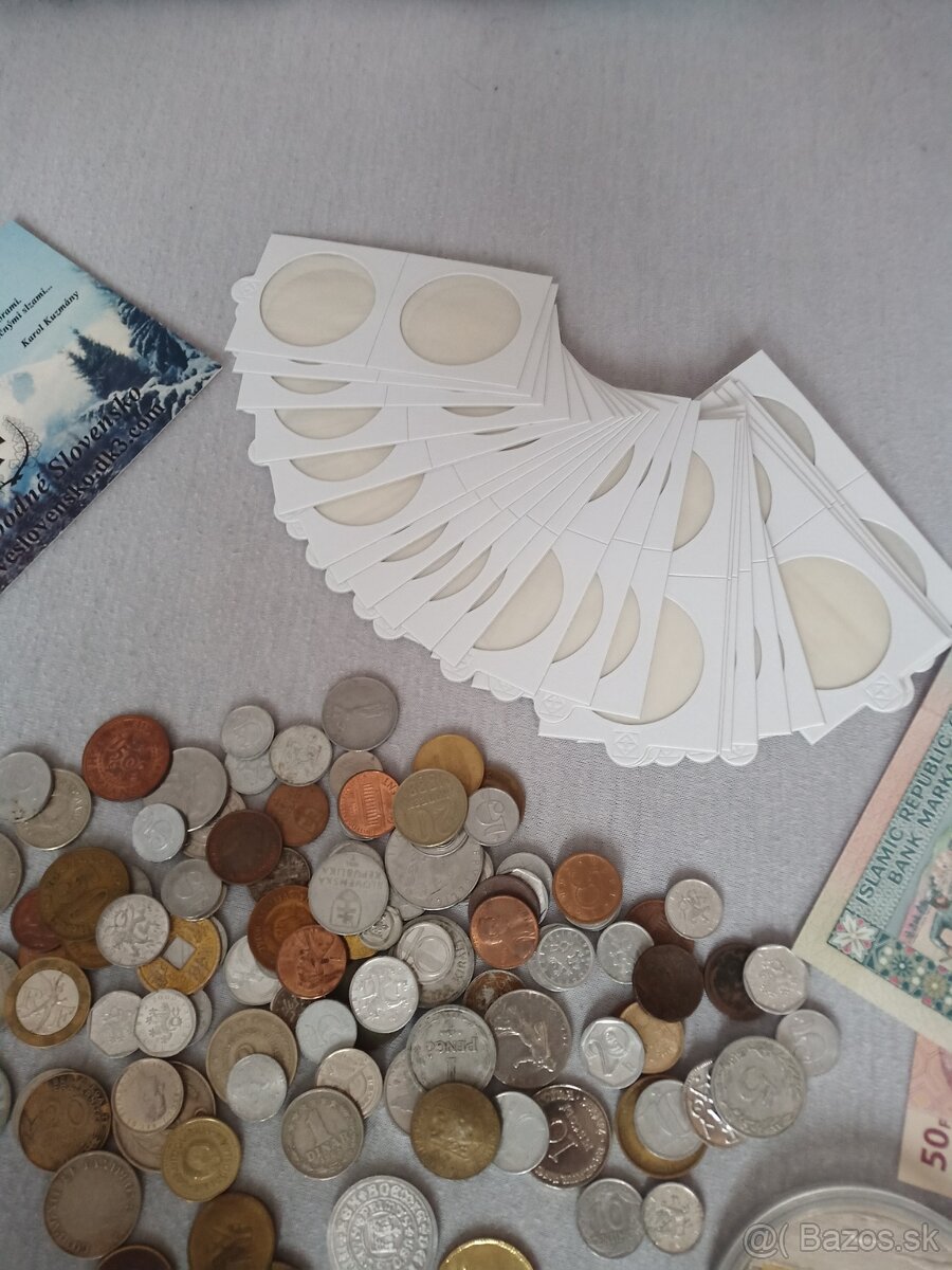 Mince bankovky pohľadnice púzdra obaly - 6