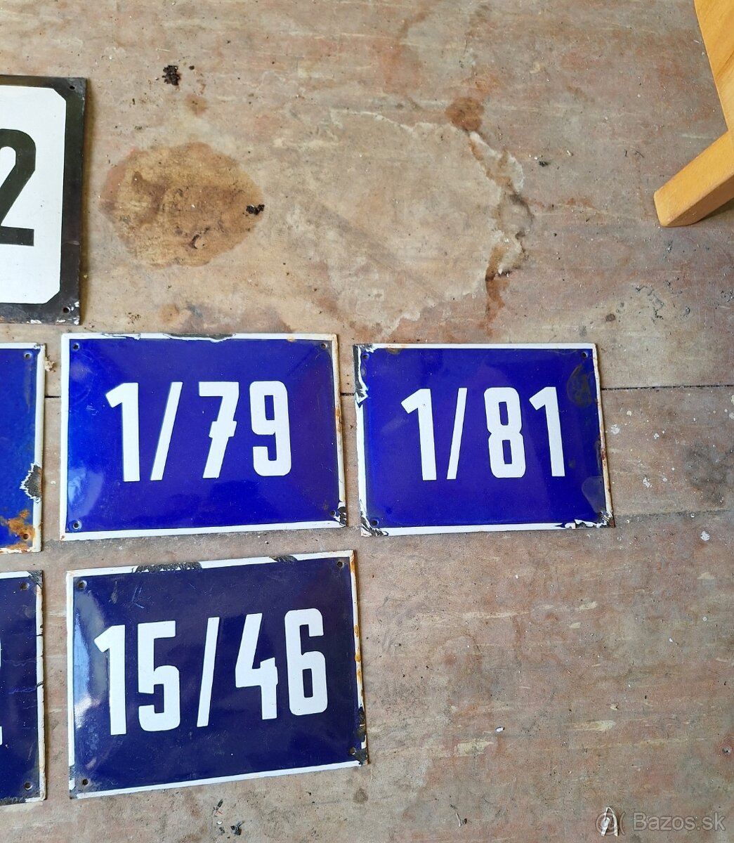 Smaltované čísla - 6