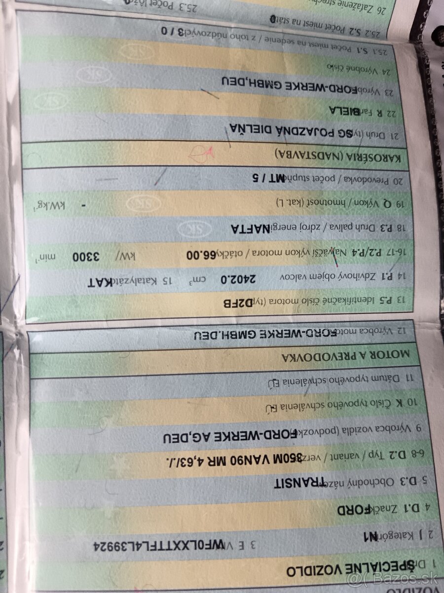 Ford tranzit 2.4 - 6