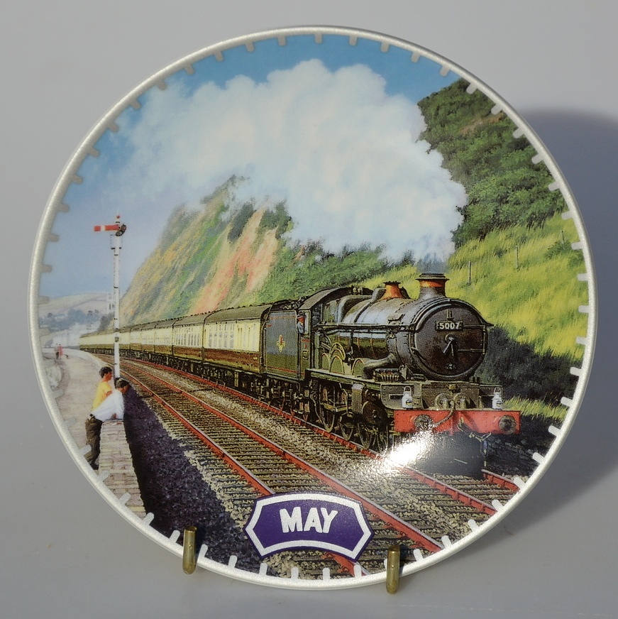Pre milovníkov VLAKOV - Sada 12 mesiacov - 12 tanierov - 6