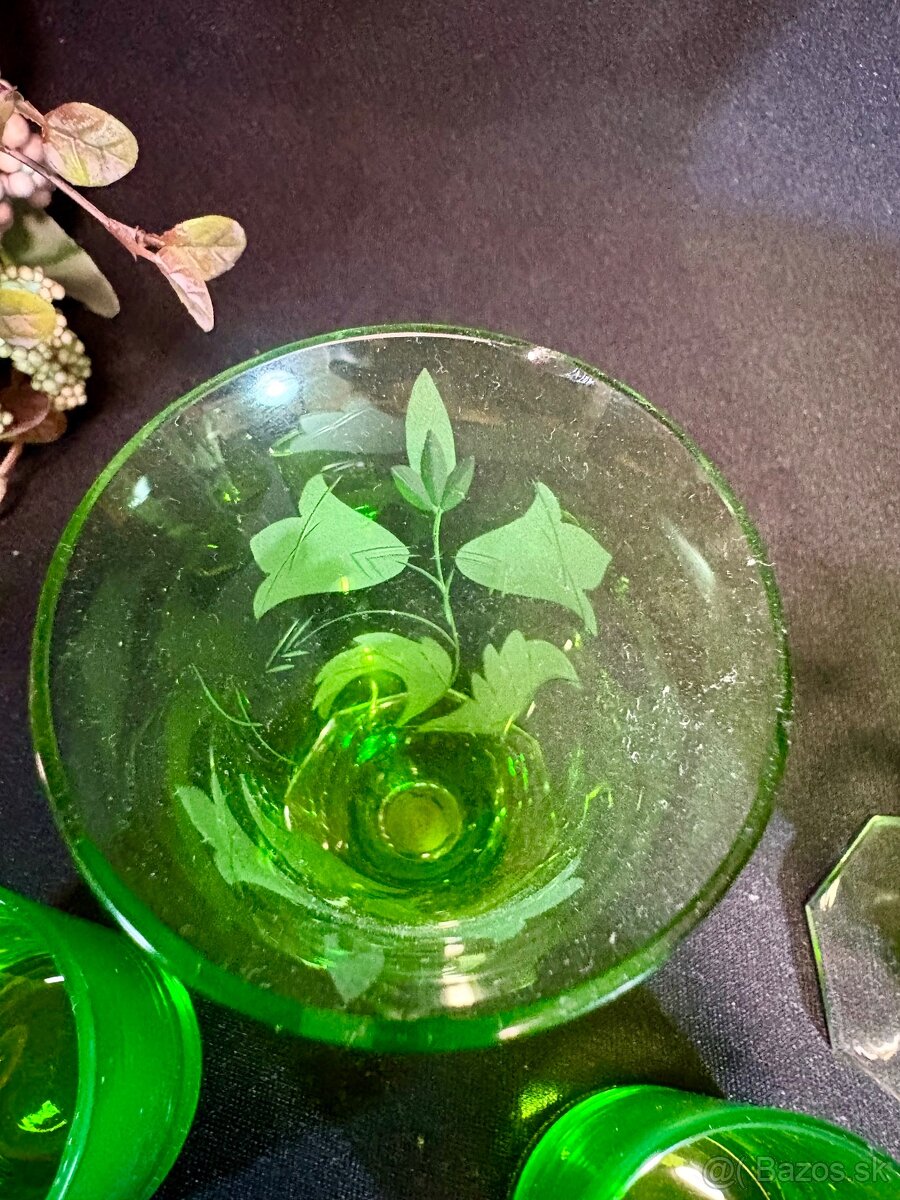 Uránové poháriky 5 ks - 6