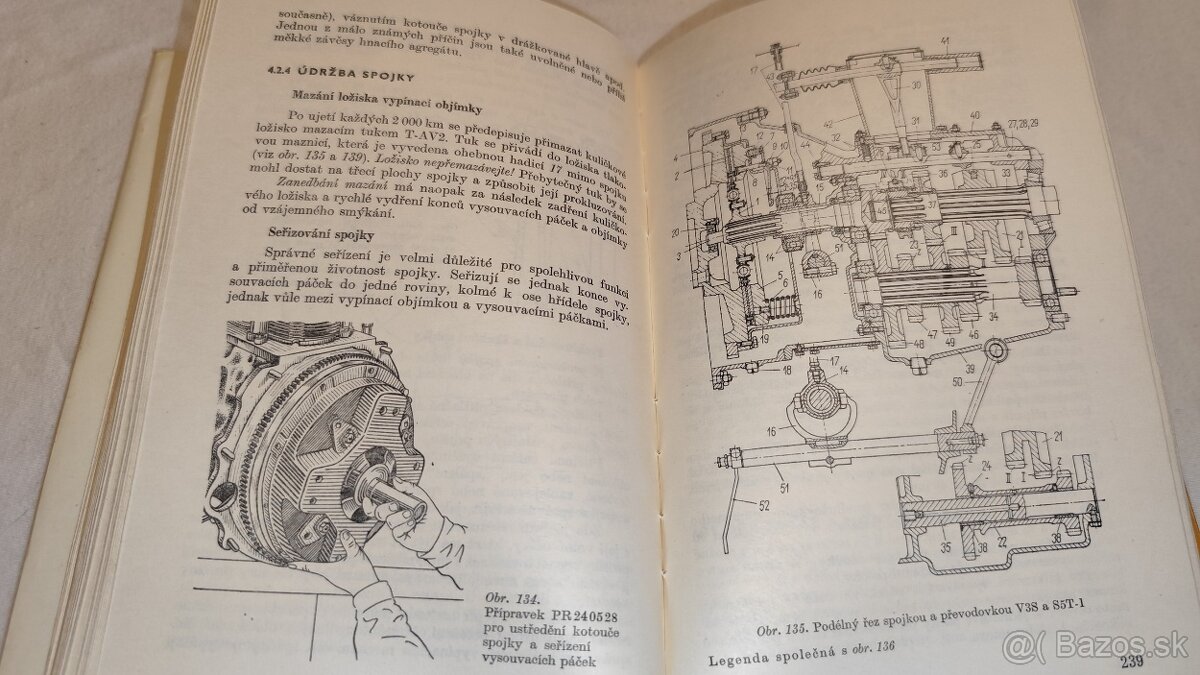 Praga V3S S5T manuál údržba , obsluha a opravy - veterán - 6