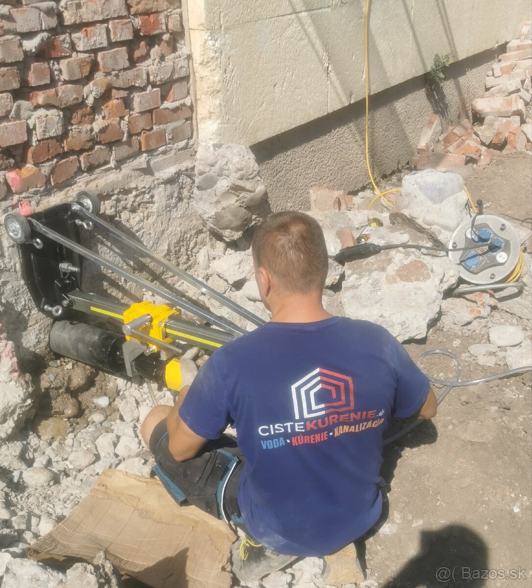 Jadrové vŕtanie, Zmrazovanie potrubia - 6