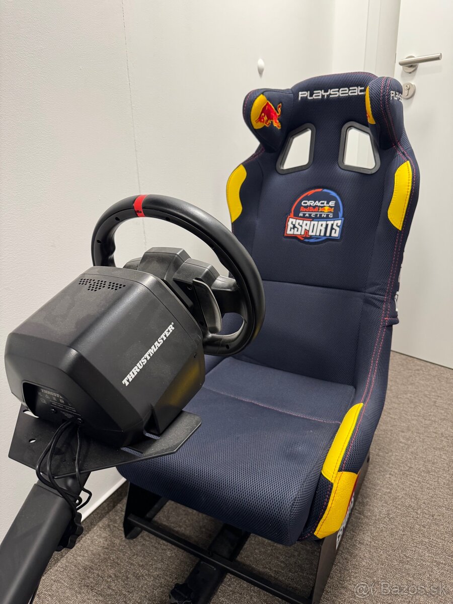 Herná závodná sedačka + volant - 6