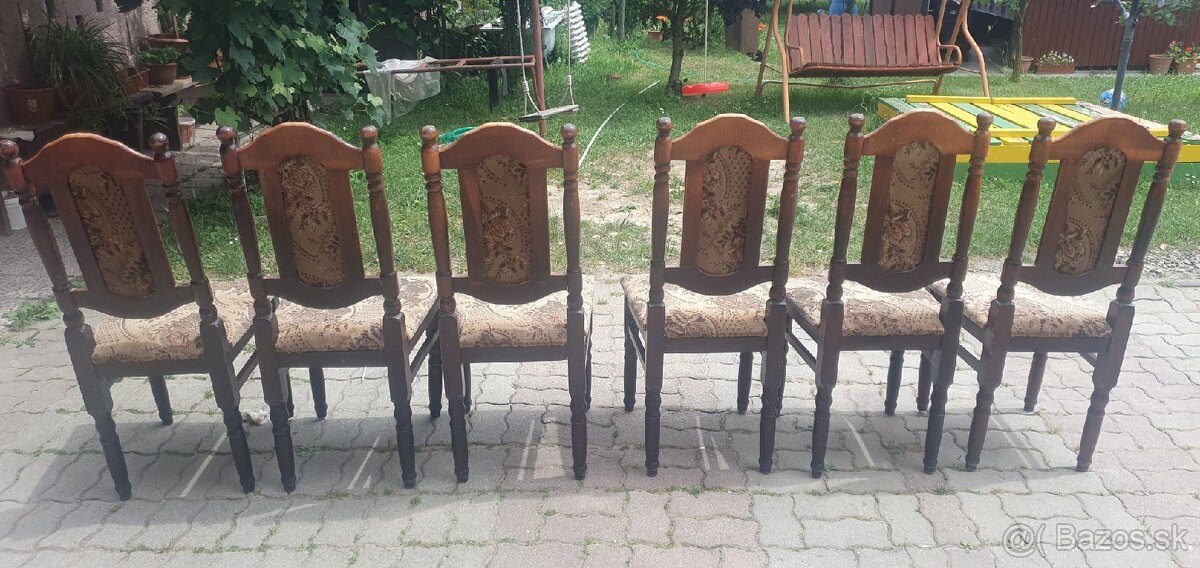 Drevené stoličky - 2 ks už iba - 6