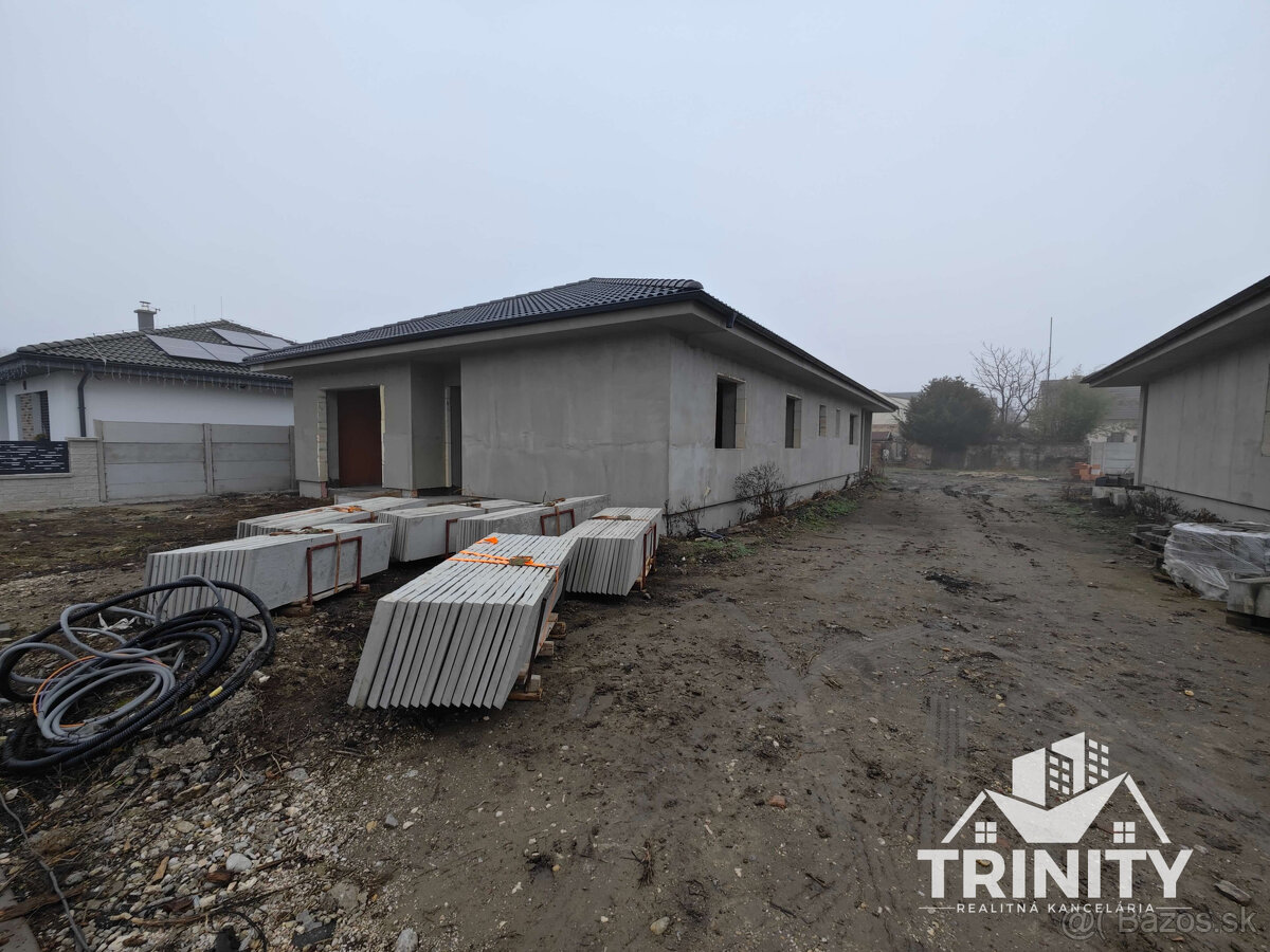 Na predaj novostavba 4-izbového rodinného domu s garážou a t - 6