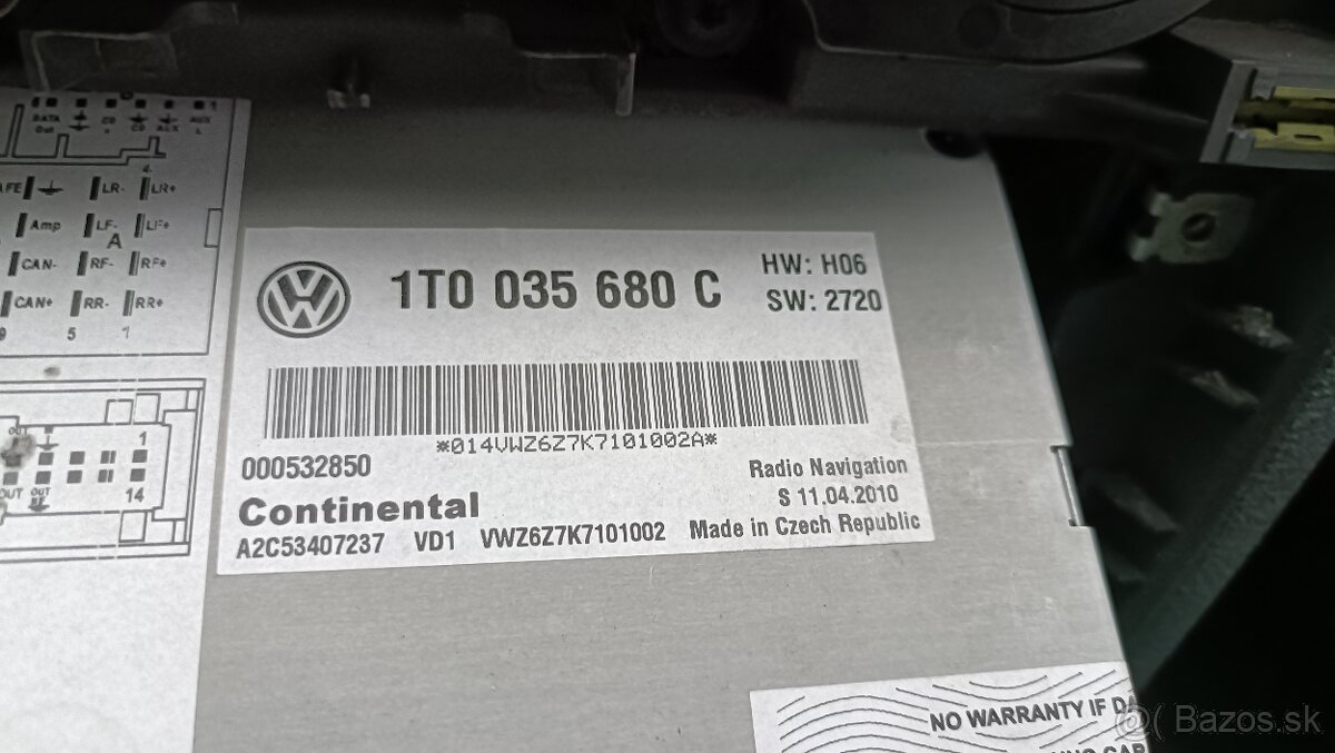 RNS 510 GPS AUTORÁDIO - 6