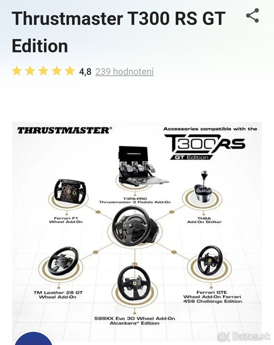 Thrustmaster T300 RS (nový) - 6