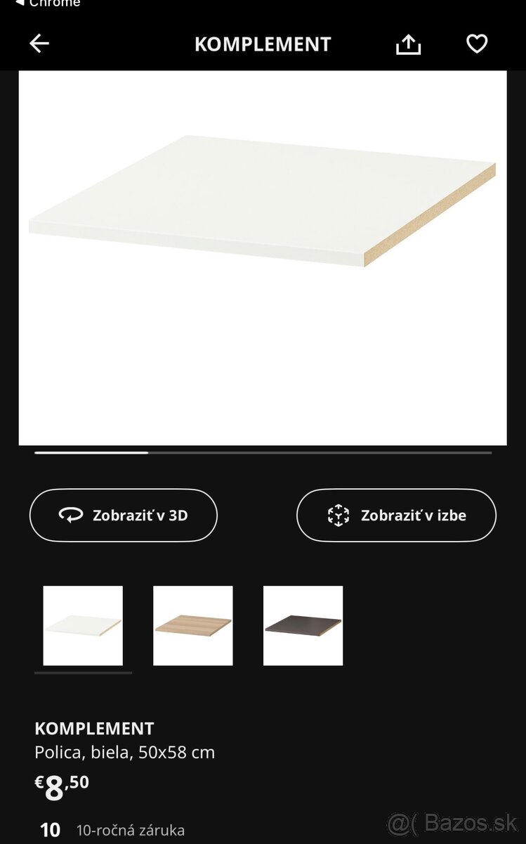 Predám skriňu PAX s dvierkami - IKEA - 6