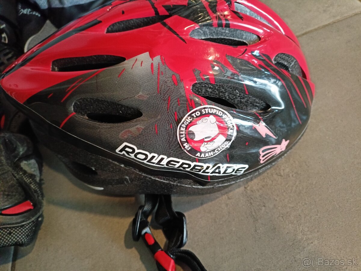 Korčule Rollerblade + prilba, chrániče, vak - 6