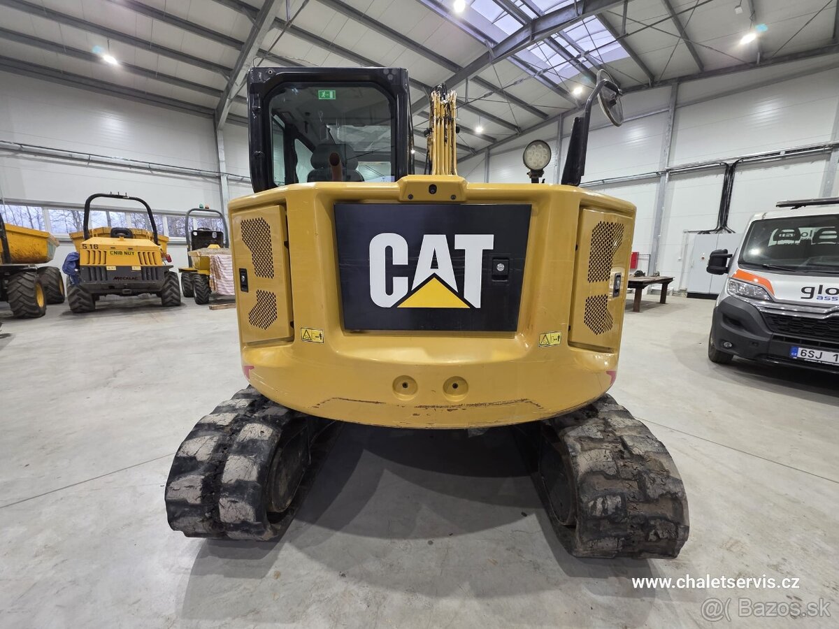 Pásový bagr CAT 308 CR, rok výroby 2019, 2803 mth, 3x lžíce - 6