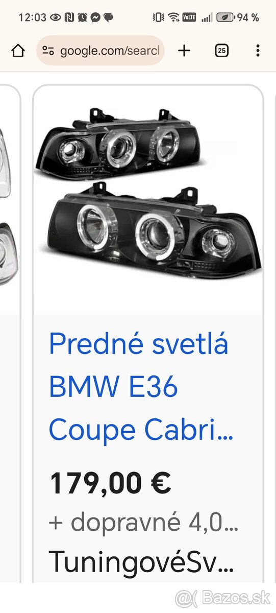 Bmw e36 predné svetlá - 6