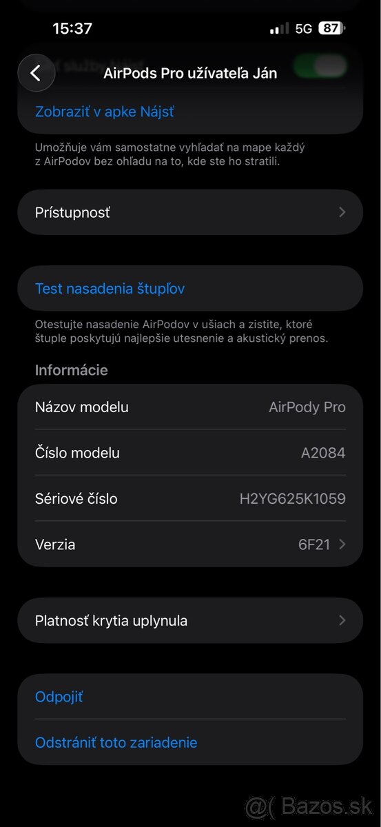 Apple AirPods Pro (1. generácia) - 6