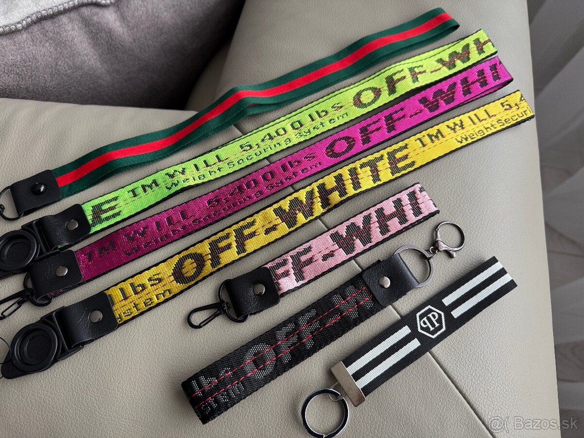 Štýlové šnúrky značky Off-white, GG, PP - 6