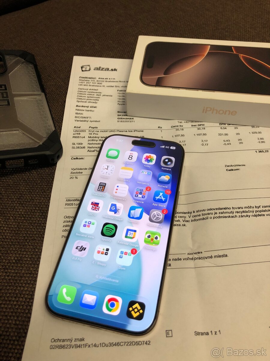 Apple iPhone 16 Pro 256GB Desert Titanium, TOP stav - 6