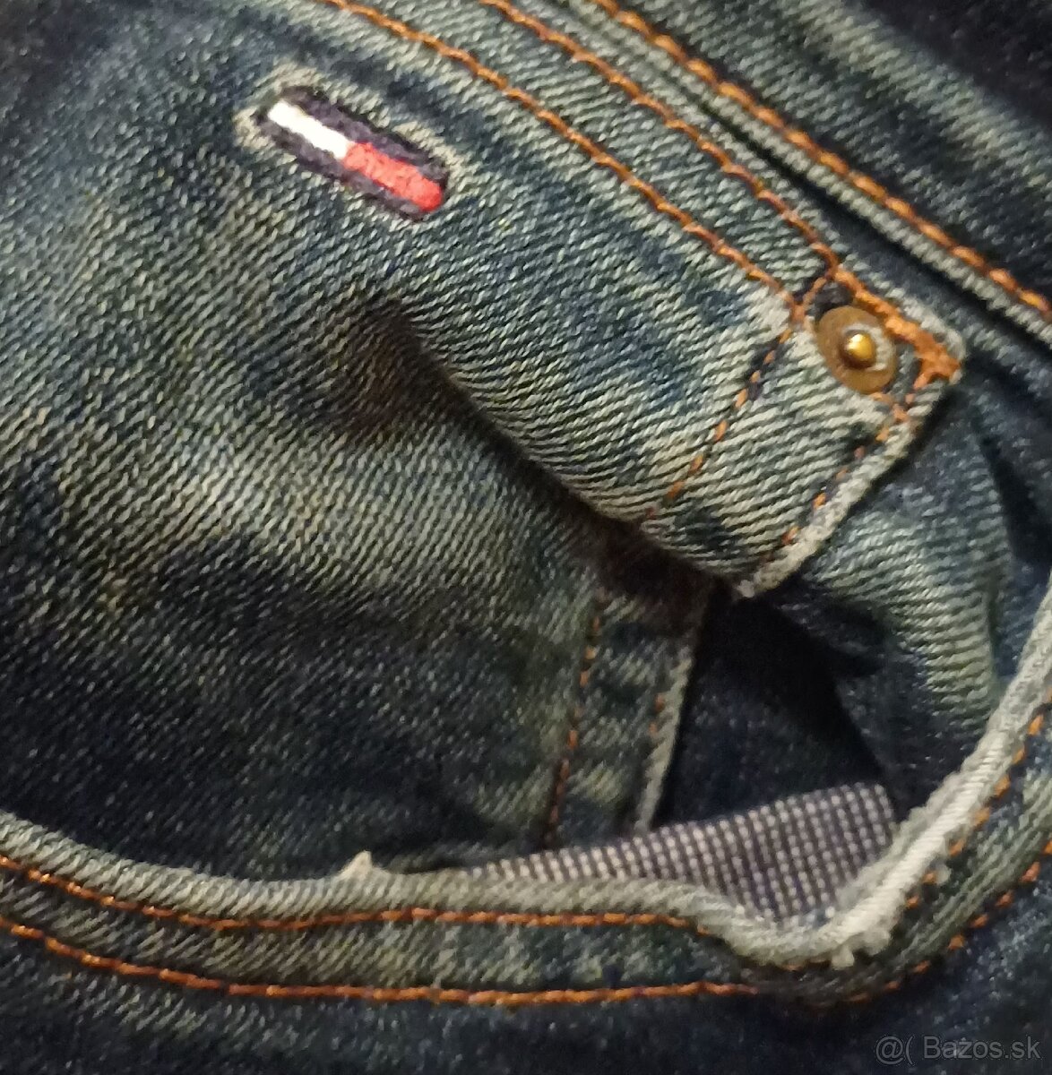 Tommy Hilfiger straight slim streč - 6
