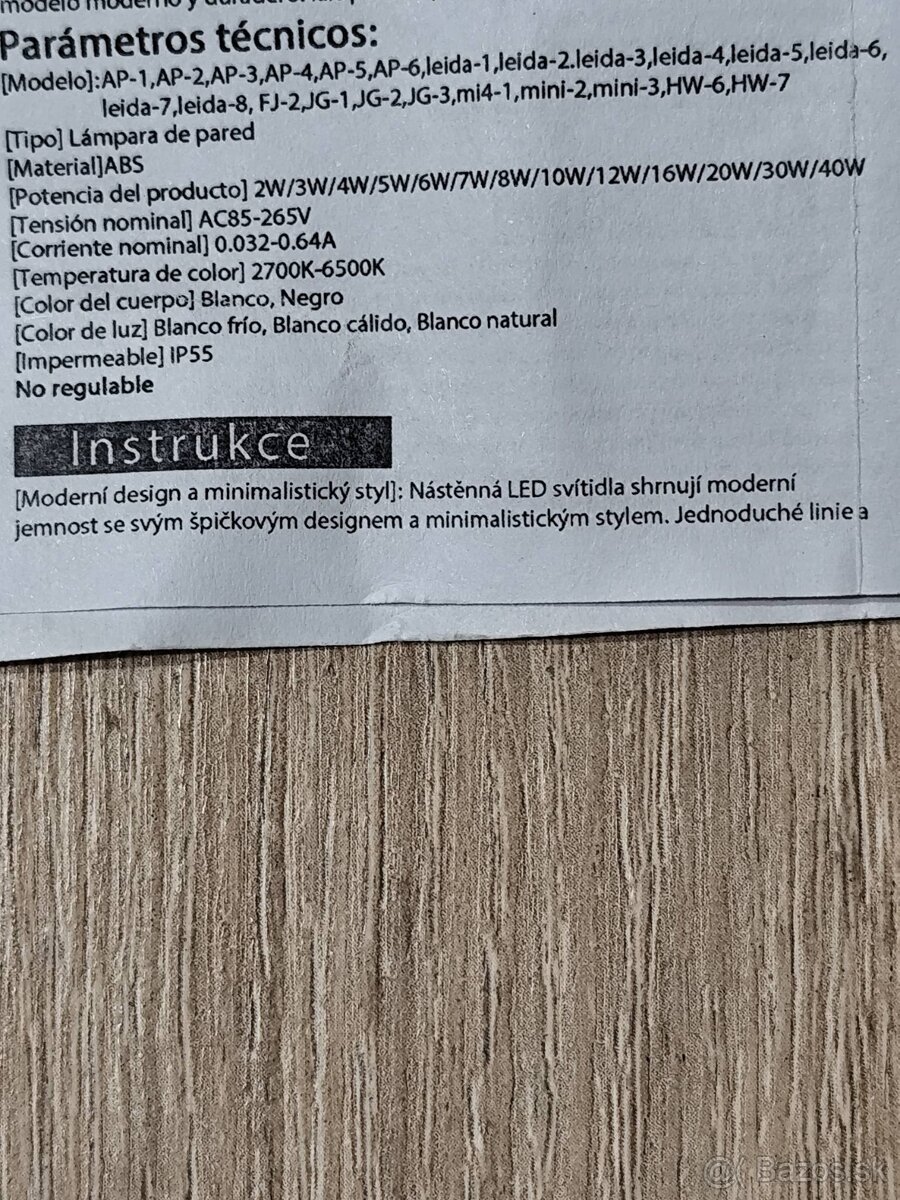 LED Nástenné Svetlo Lmap AC85-265V 2W - 6