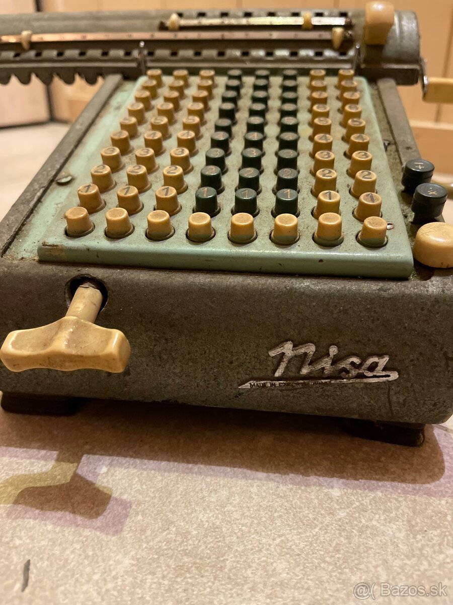 Starožitna mechanická kalkulačka - 6