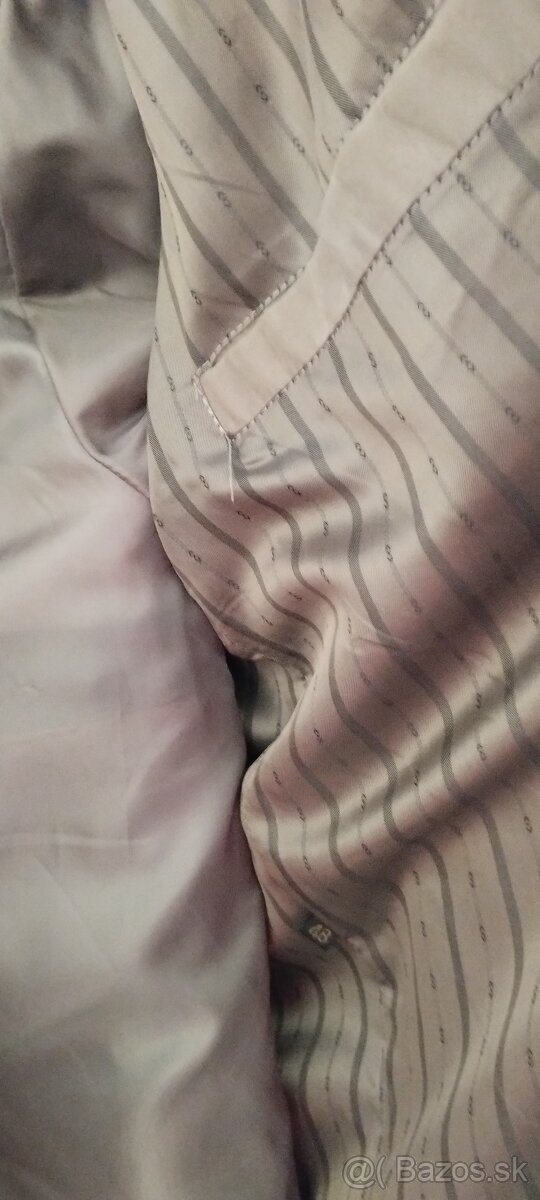 Pánsky elegantný kabát bunda dvojitý - 6