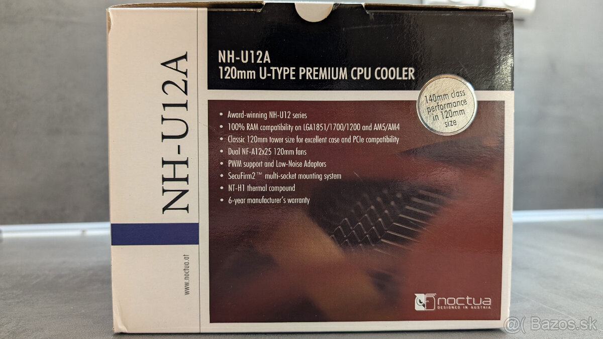 Predám CPU chladič Noctua NH-U12A používaný len 6 mes. - 6