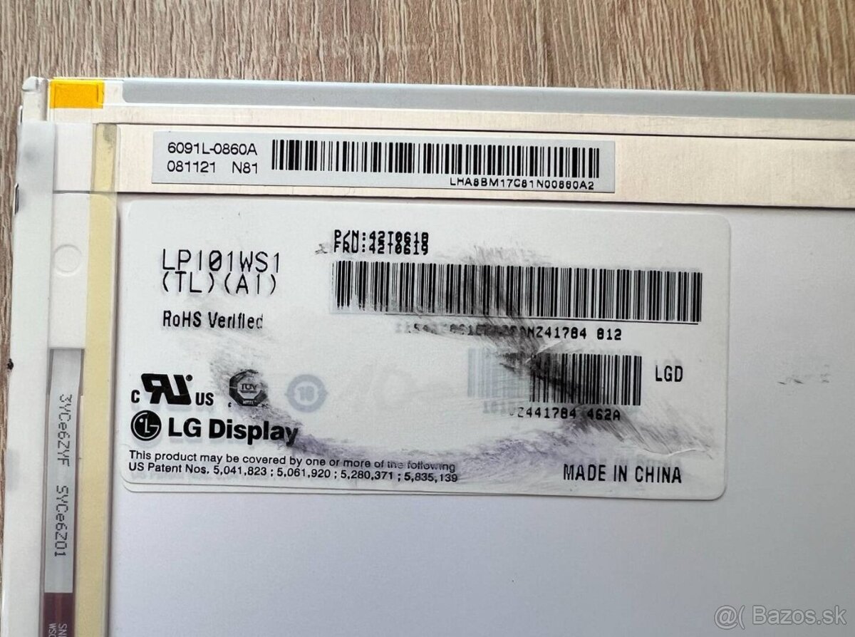 Predám obrazovku do notebooku 10,1" LED 40pin displej//// - 6
