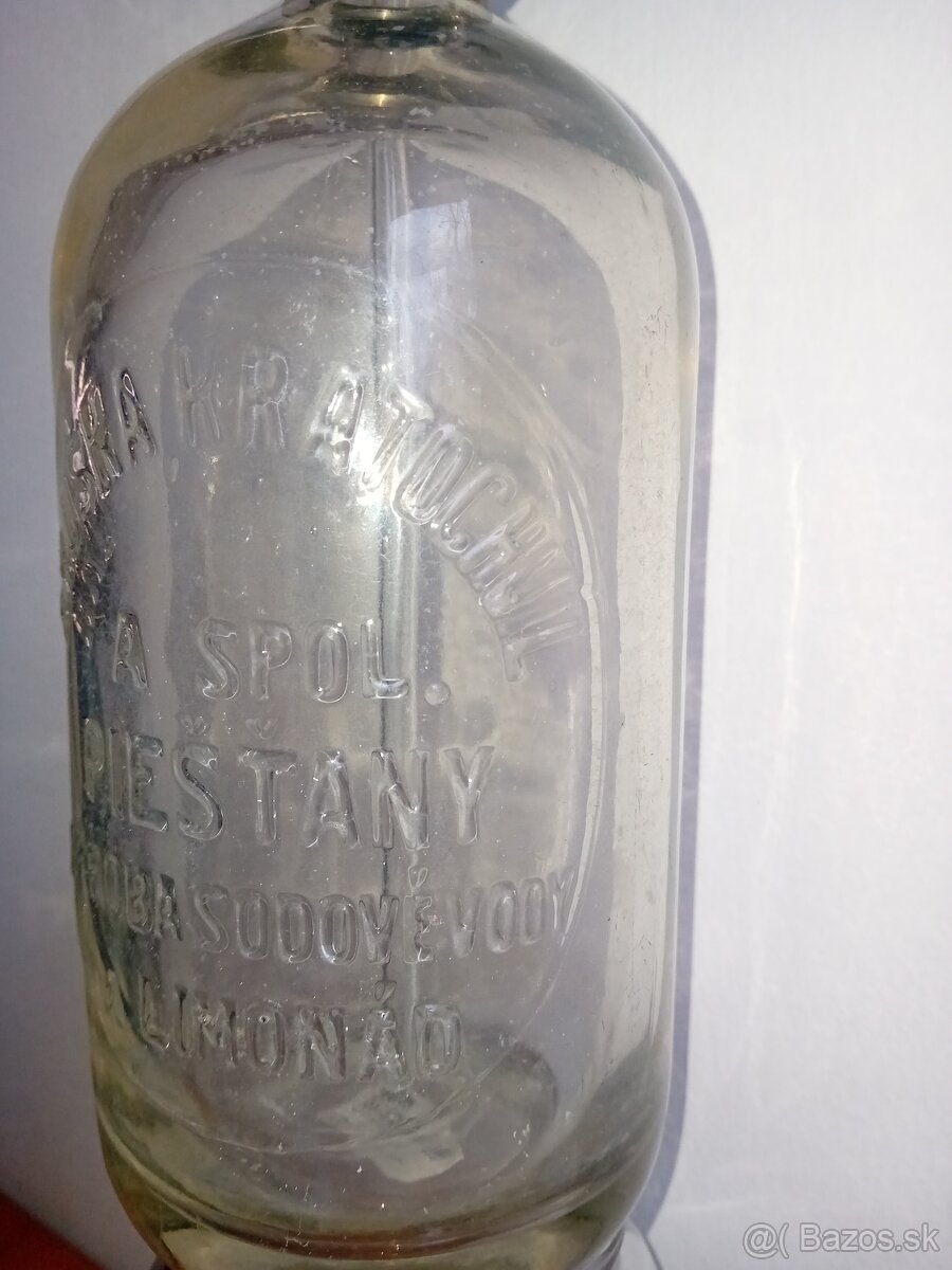 Fľaša Pepsi- Pakistan + sifonka + pohár Coca Cola + kyselka - 6