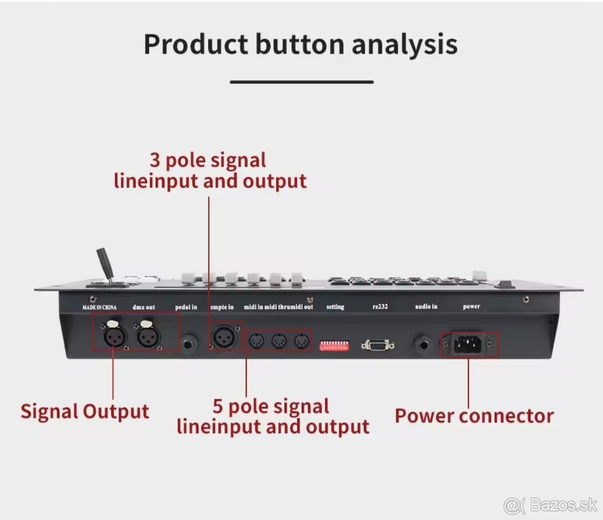 DMX pult , konzola PILOT 2000 - 6