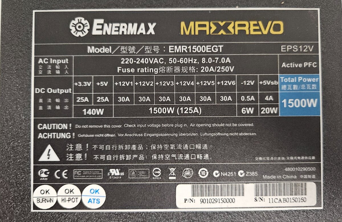 Enermax MaxRevo 1500W - 6