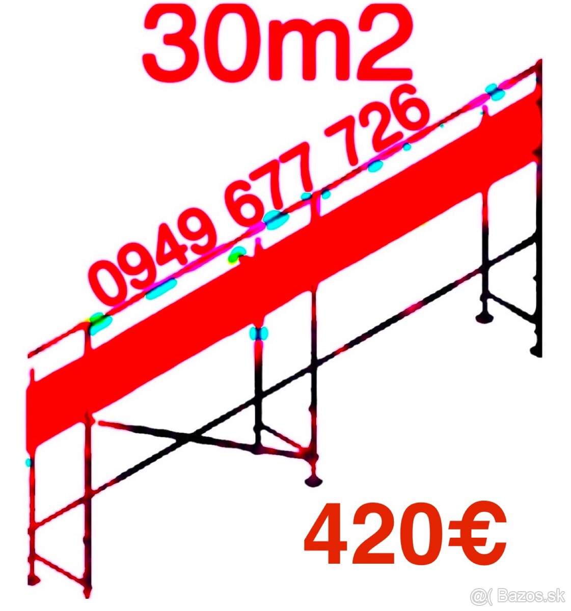 Predám LEŠENIE • FASÁDNE LEŠENIE PLETTAC NOVÉ - 6