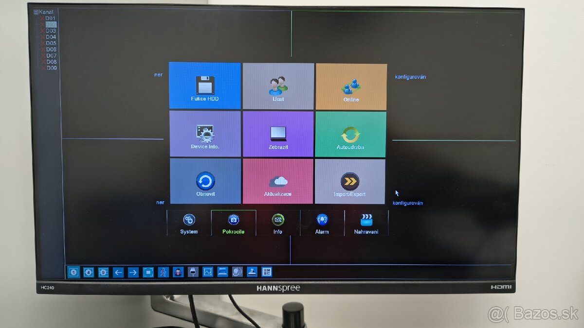NVR zaznamnik na IP kamery + 500gb disk - 6