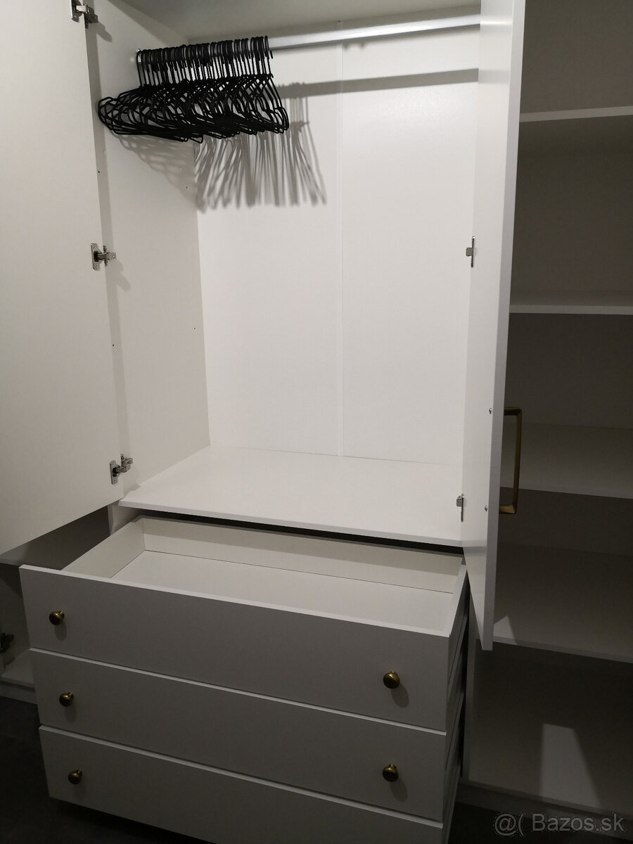 Skriňa Bali D4 Retro biela nová - 6