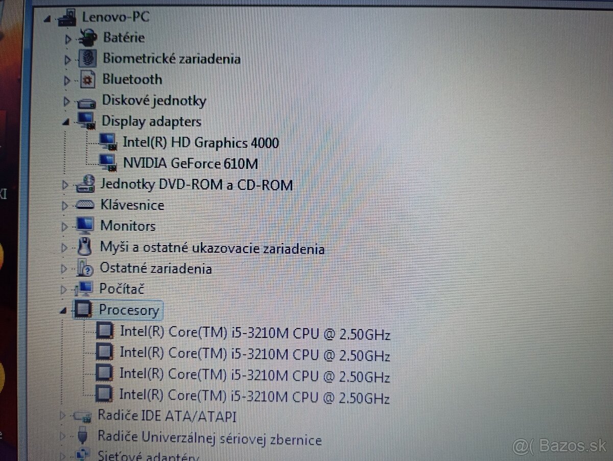 Lenovo B580 + Intel core i5 + 4gb ram + Windows 7 - 6