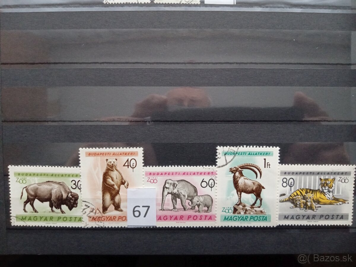 Poštové známky č.500 - FAUNA, flóra a rôzne IV.-20 sérií - 6