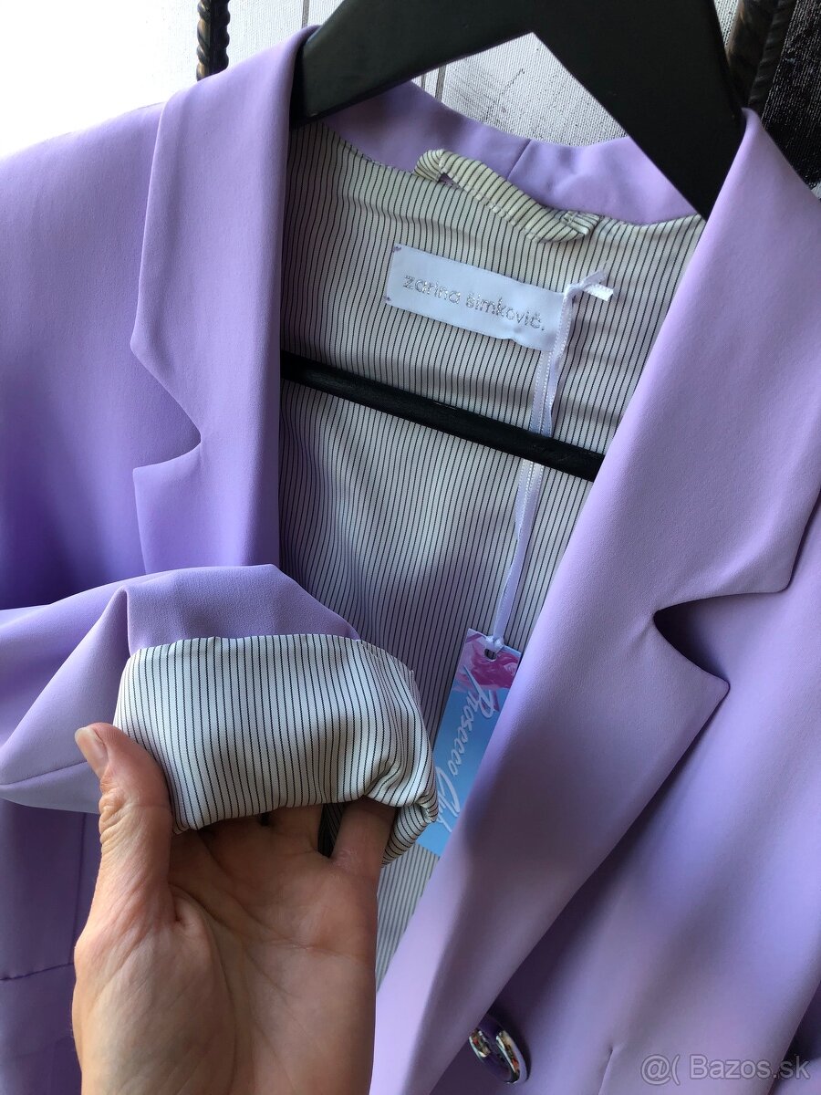 Oversize predĺžené sako značka Zarina Simkovič, - 6