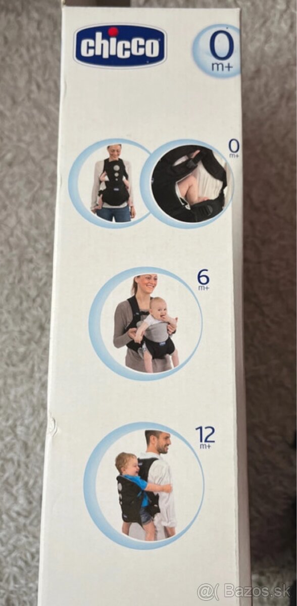 Predám ergonomický nosič Chicco Close to you 0+ - 6