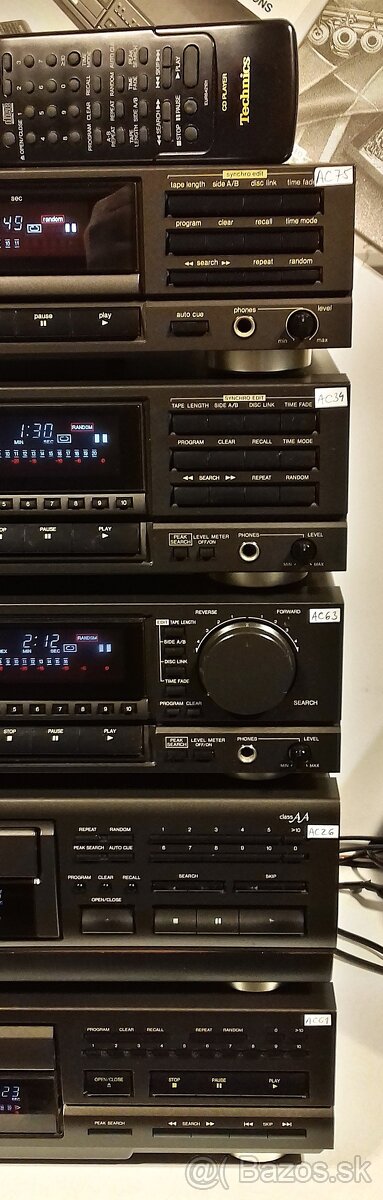 Seria CD prehravac TECHNICS, da sa ovladat s DO, MASH = Cd6 - 6