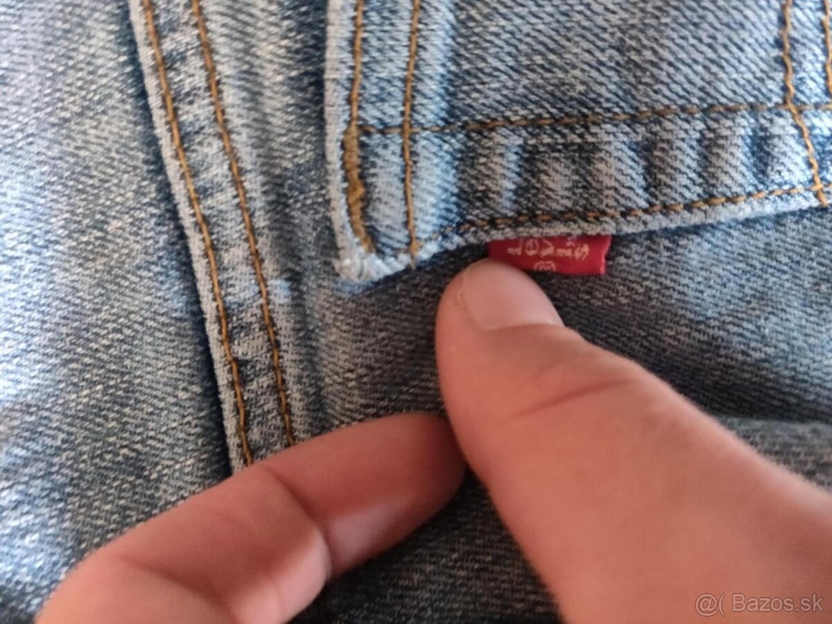 Dámské džíny Levi’s 12 Long – klasická modrá - 6