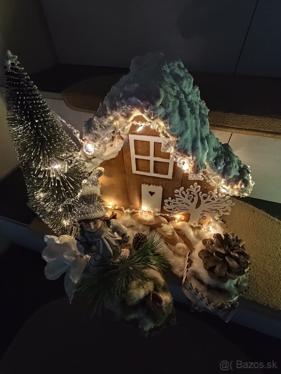 Vianočná dekorácia domček - 6
