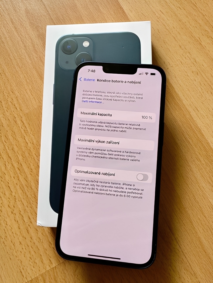 iPhone 13 Černá BATERIE 100% TOP - 6