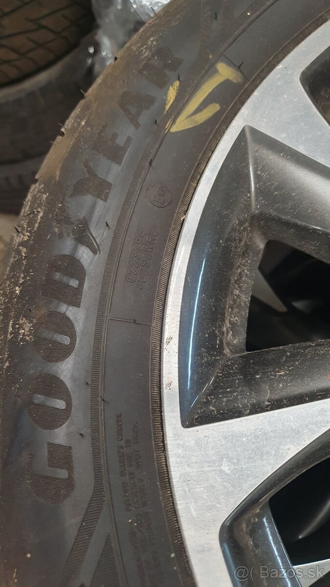 Originál disky Mazda Cx5 R19 + letné pneu Goodyear 2023 - 6