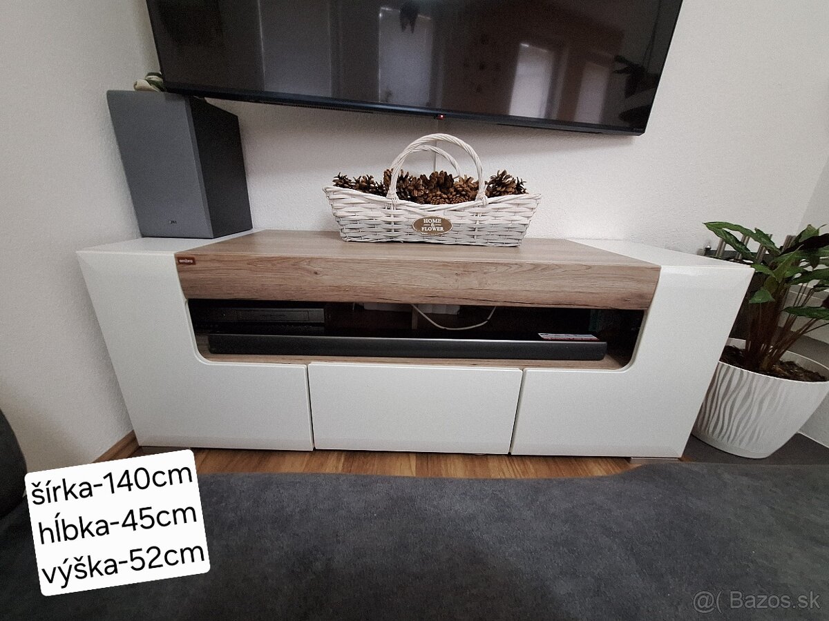 TV stolík + polica + konferečný stolík - 6