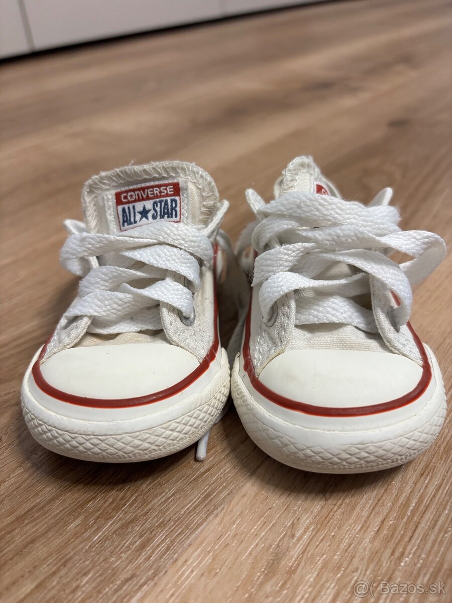 Biele detské converse, veľkosť 20 - 6