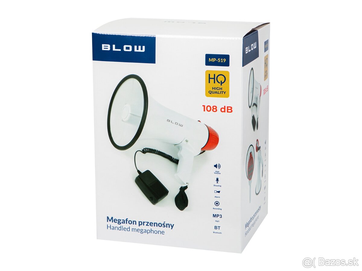 Megafón prenosný BLOW MP-519 - 6