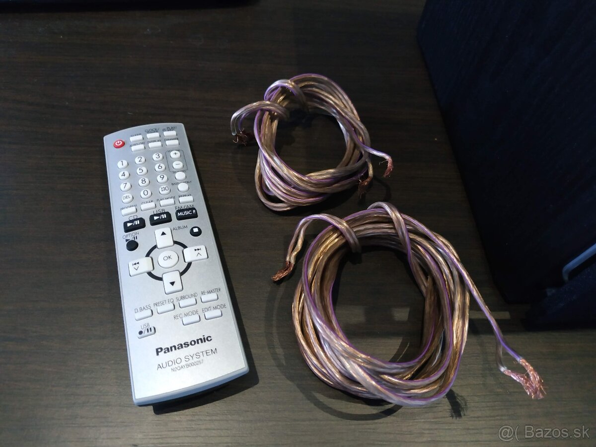 Predám audio systém Panasonic SA-PMX4 - 6