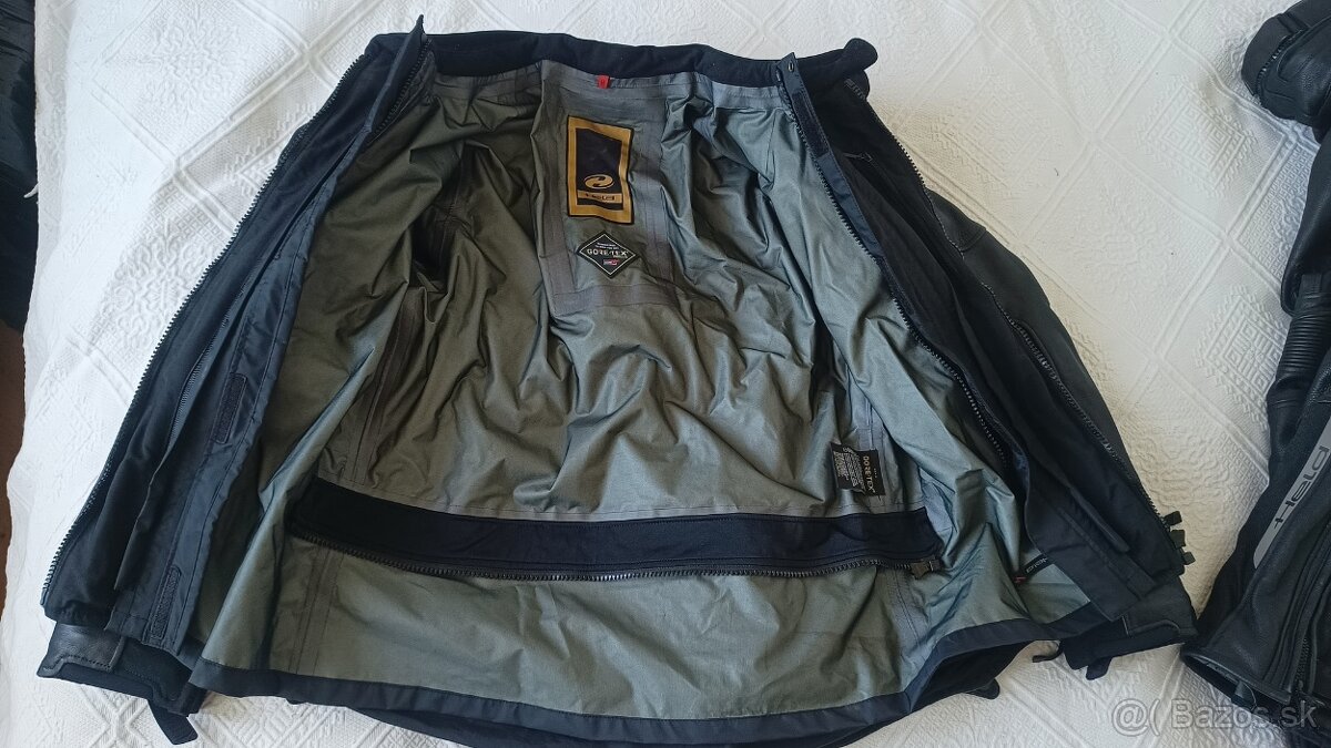 HELD 2-dielna moto kombineza koza / textil goretex, vel. M - 6