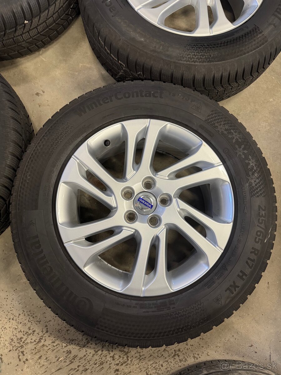 hliníkové disky volvo r17, Zimné continetal 235/65 R17 - 6